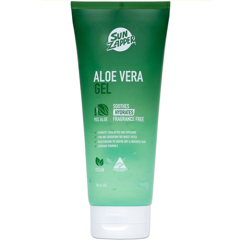 Aloe Vera Gel 200mL (95% Aloe) After Sun Care