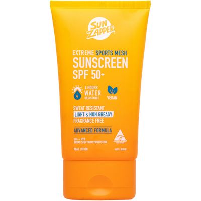 Extreme Sports Mesh Sunscreen SPF 50+ 90mL (No ZINC, Lotion)