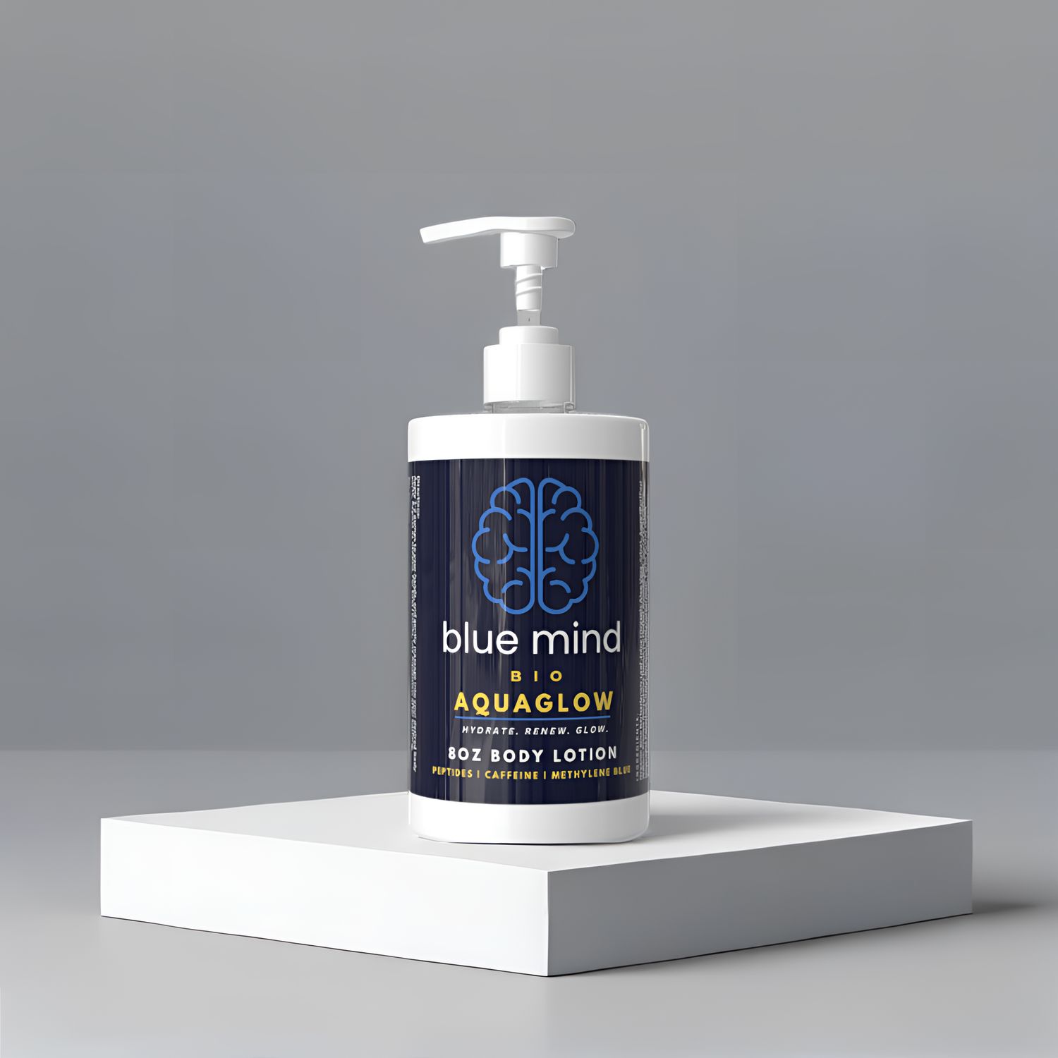 AQUAGLOW 80Z PEPTIDE ENHANCED LOTION WITH METHYLENE BLUE