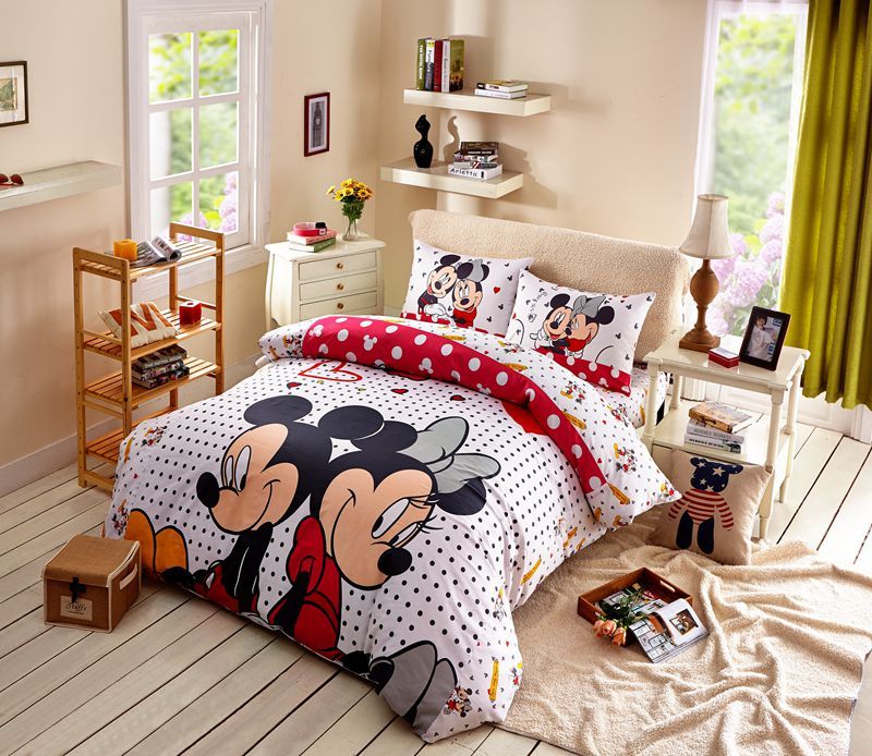 Set Para Cama Completó Minnie Mouse y Mickey Mouse No. 63