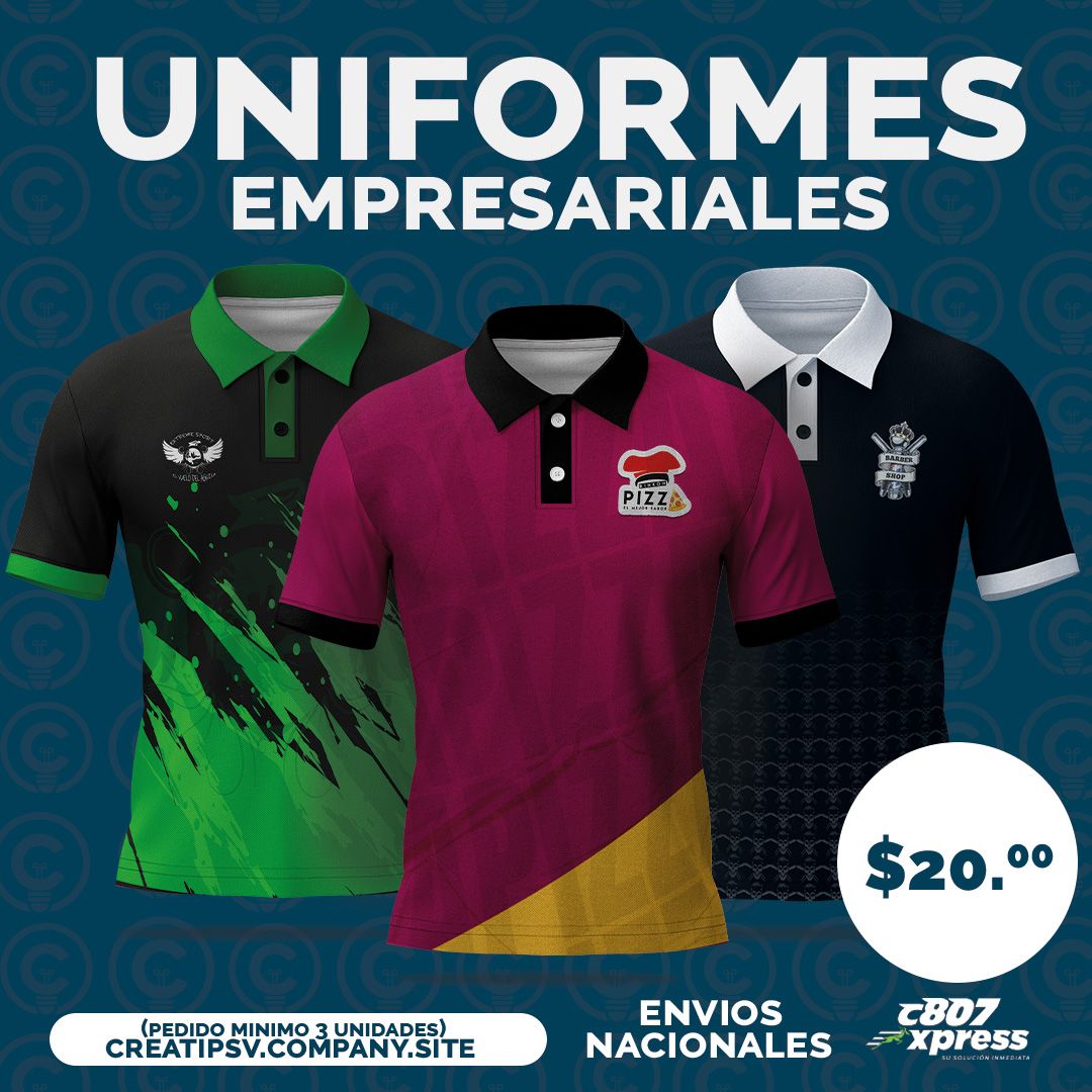 Camisa tipo polo (full sublimado)