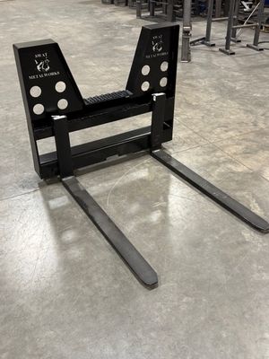 5,000 lb Skid Steer Pallet Fork Frame (48” Tines Included)