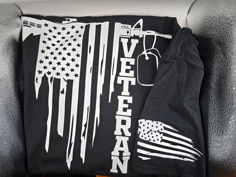 Veteran American Flag with OTC logo