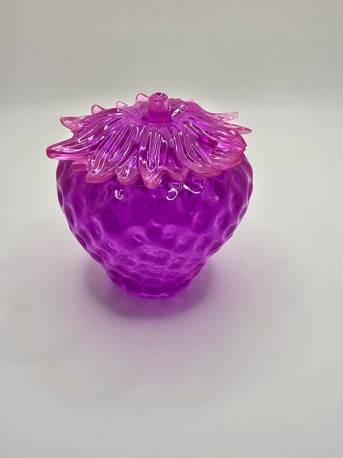 pink strawberry jar