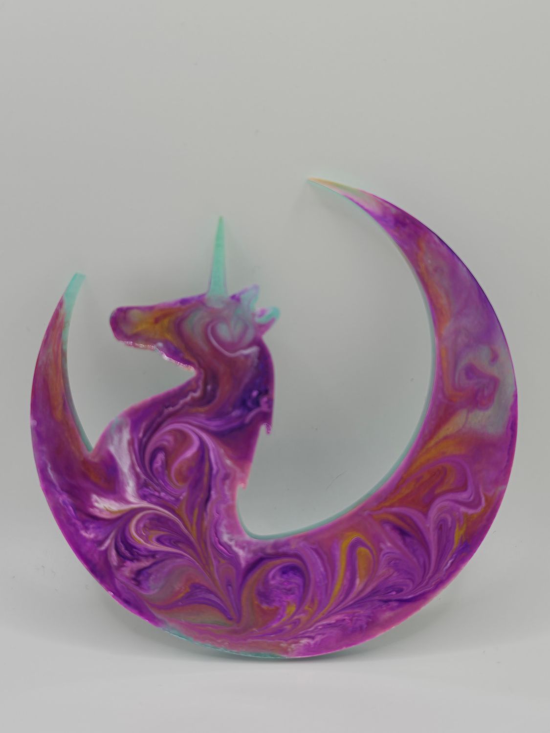 unicorn crescent moon