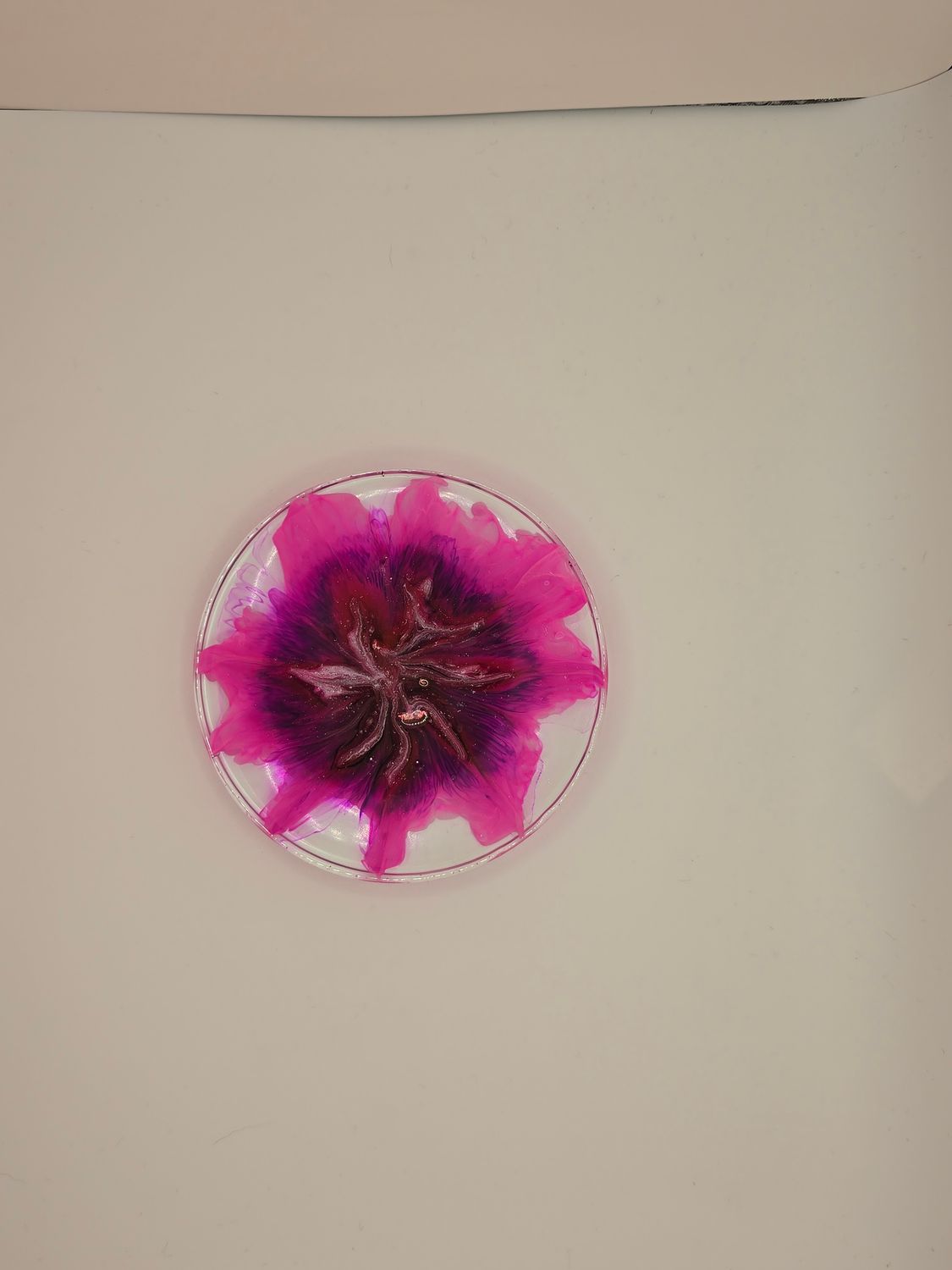 pink swirl coaster