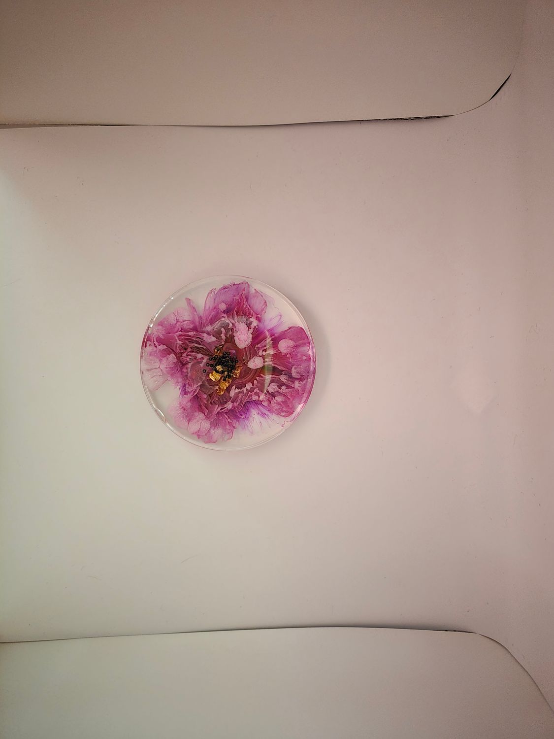 pink swirl coaster