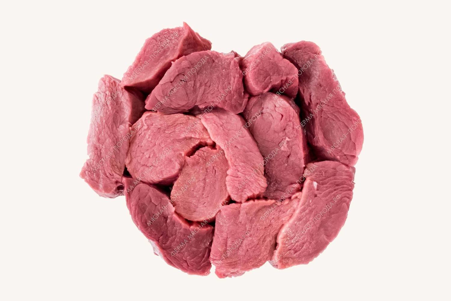 Гуляш из говядины — 990 руб./кг