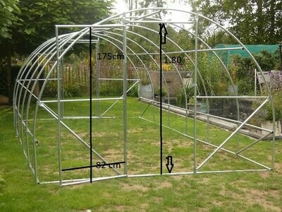 Kader / frame 6 x 3 x 2 m met deur