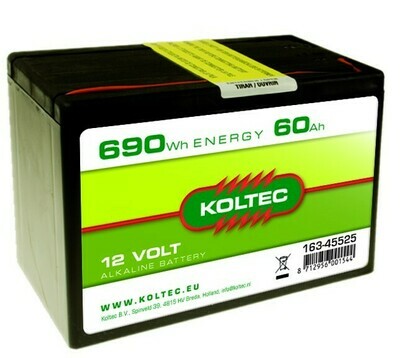 Koltec Batterij 12 Volt - 690Wh 60Ah
