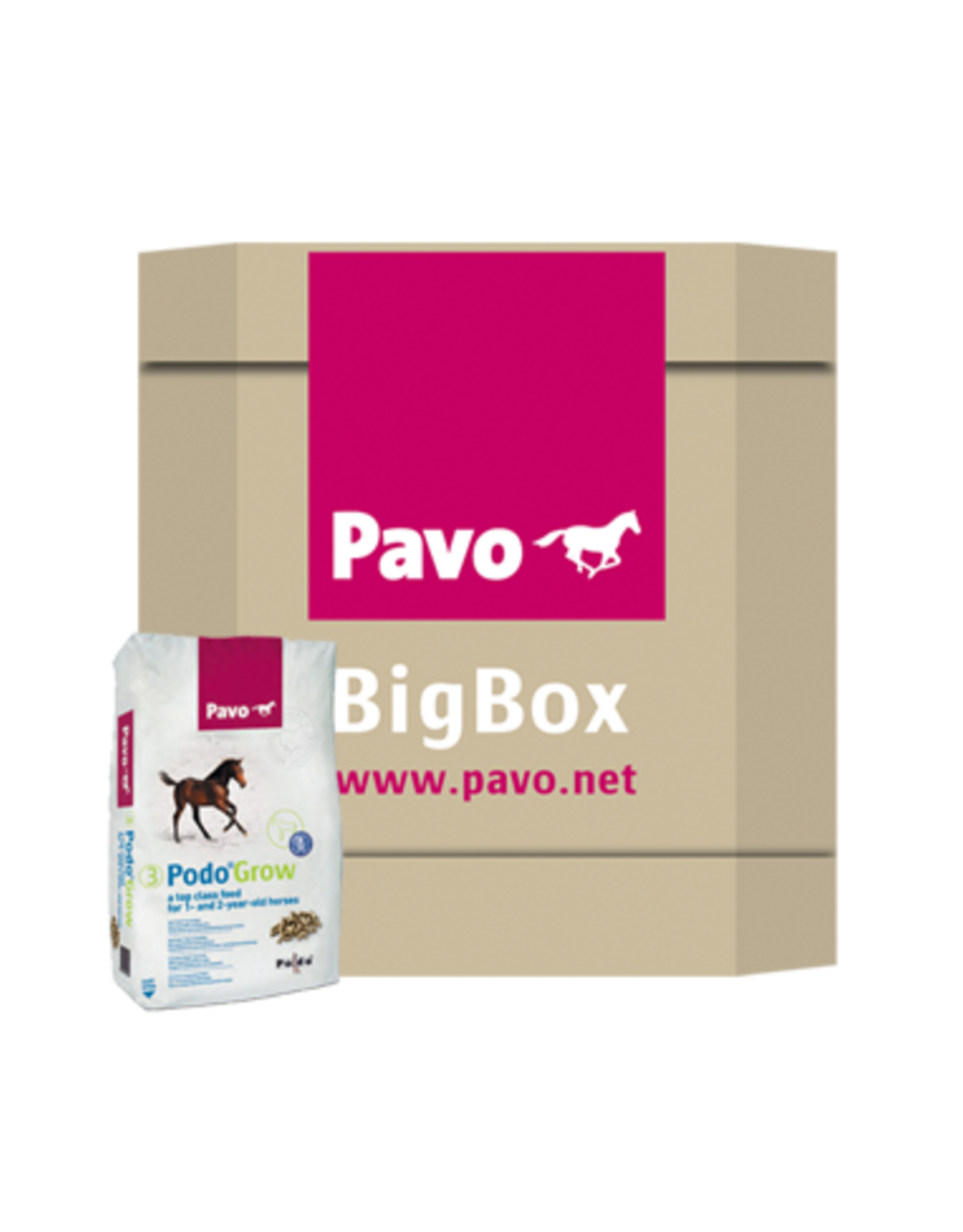 Pavo Podo Grow Big box 725 kg