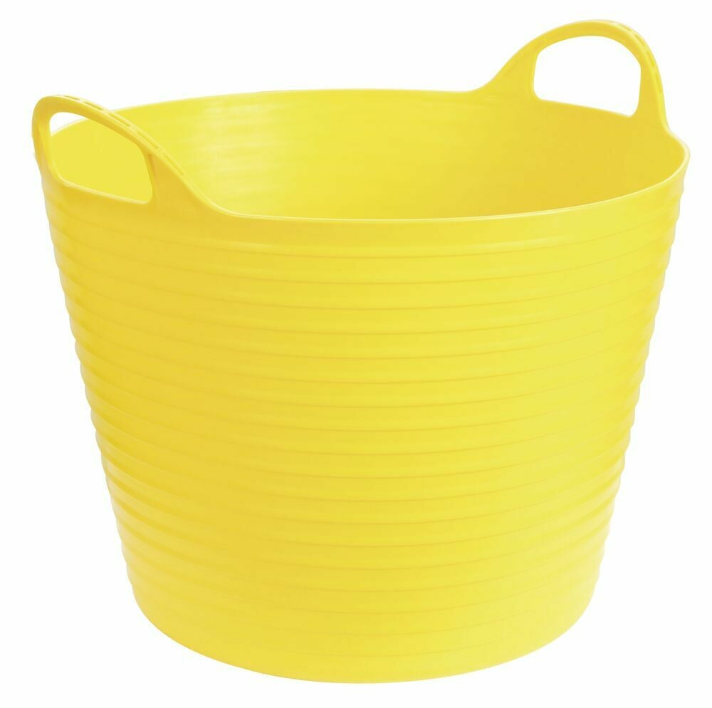 Flexibele trog 42L geel