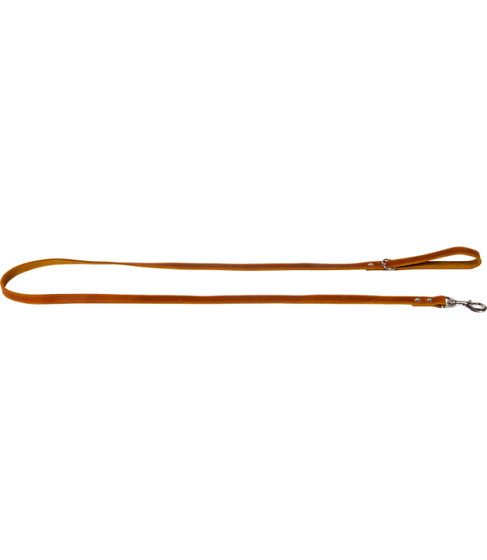 J&amp;V Vetlederen leiband cognac 25mmx100cm