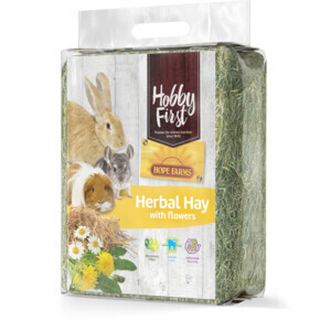 Herbal hay met groenten (wortel en rozenbottel) 1kg