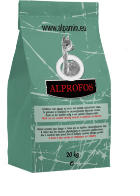 AlproFos (aanvullend eiwitrijk krachtvoer voor groei, dracht en melkgift alpaca's)