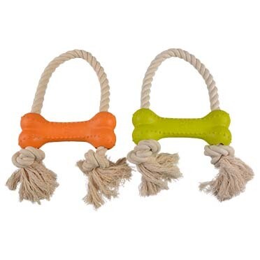 Eco rubber been bamboe/rijst + katoen 30x18x4,6cm gemengde kleuren