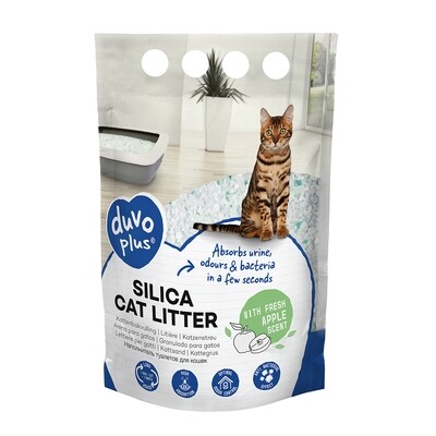 Duvo Premium silica kattenbakvulling appel