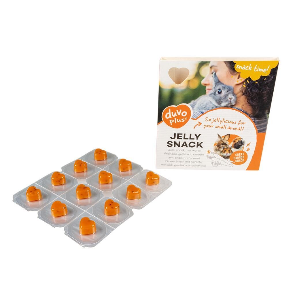 Jelly snack knaagdieren met wortel