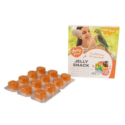 Jelly snack voor parkieten/agapornis met Goji bessen
