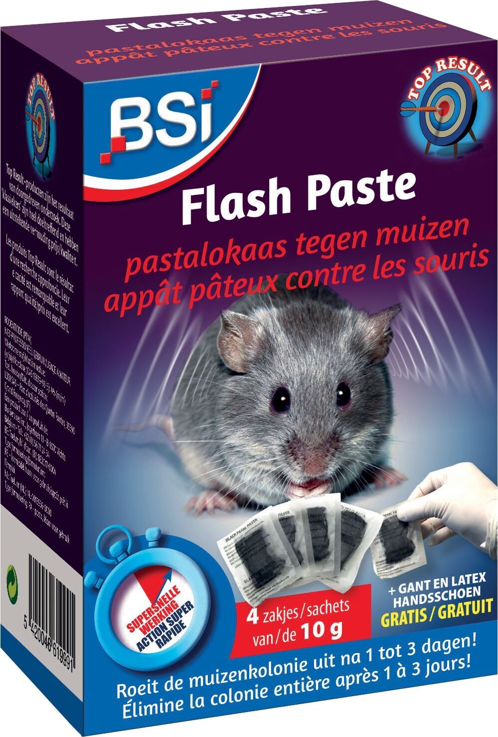 Flash paste - Pastalokaas tegen muizen