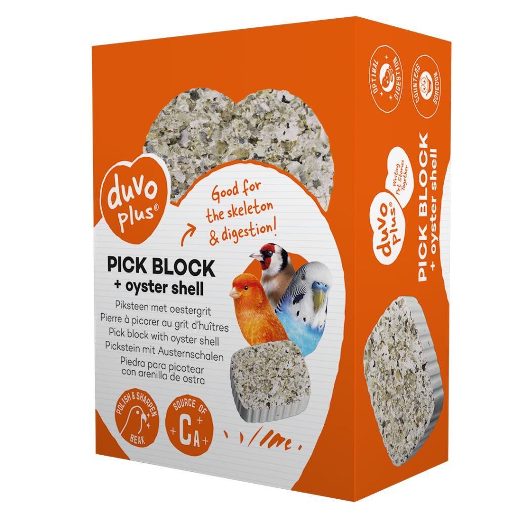 Piksteen met oestergrit 200g - 7,2x9,7x3,5cm