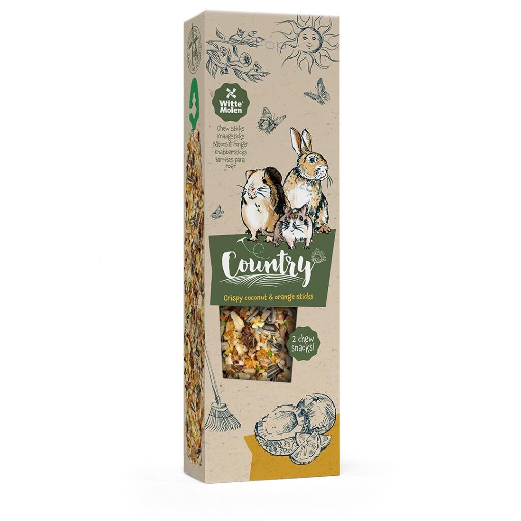 Country knaagsticks tomaat &amp; erwten  180g