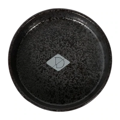 D&D Jasper eet-en drinkkom 200ml - 13,5x13,5x3,5cm Black dots