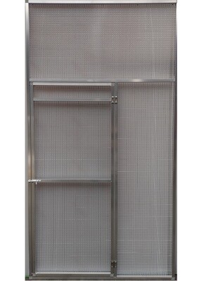 aluminium deurpaneel  3/4 hoogte 102.5 x 200 cm