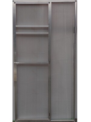 aluminium deurpaneel  tot boven  102.5 x 200 cm