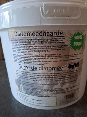 diatomeeënaarde emmer10 liter , extra volume!!