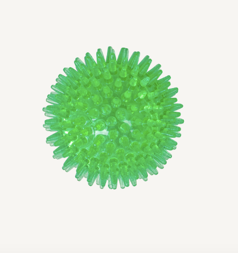 Spikebal groen L - 10,5cm