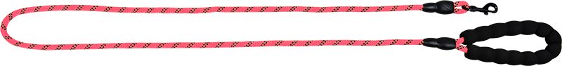 Safety lijn met EVA handvat roze - 8mmx150cm
