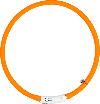 LED halsband oranje - 65cm