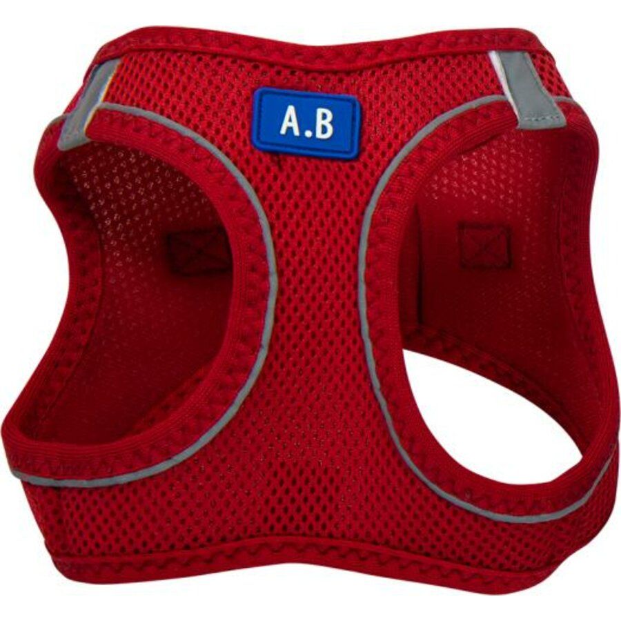 Air mesh comfortharnas rood XXXS 1,5-3kg