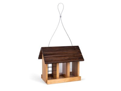 Voederhuisje 3 in 1 hout Carlos - 21cm