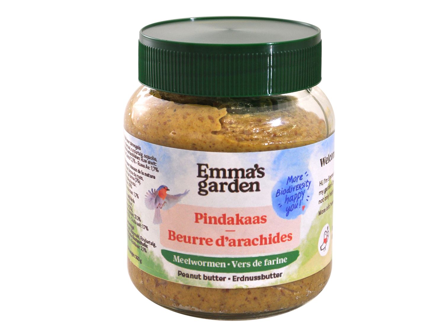 Pindakaas met meelwormen 350gr