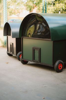 Calimero&#39;s Coop Large  kippenhok Aluminium - hok van de toekomst