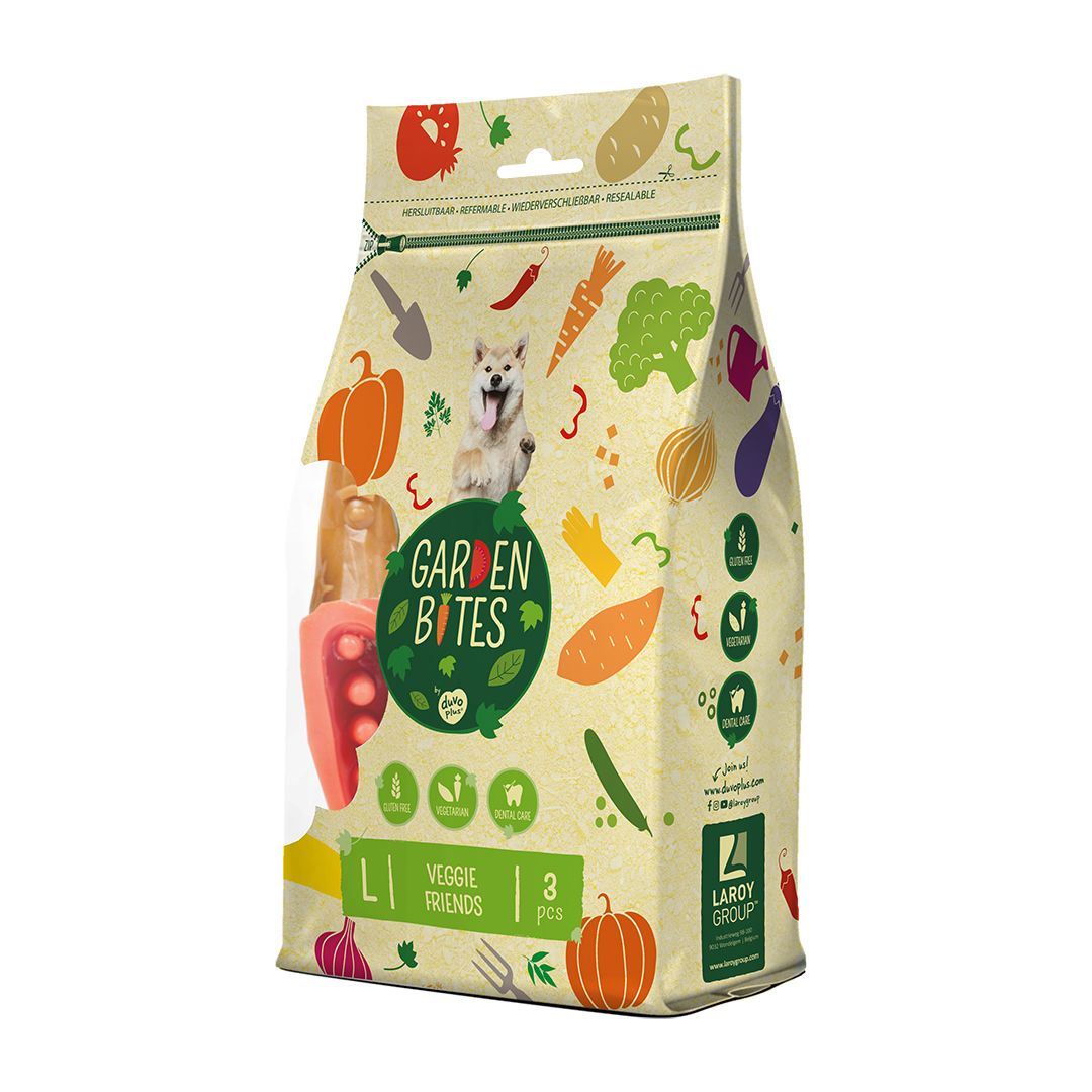 .Garden Bites veggie friends L - 11cm - 3pcs