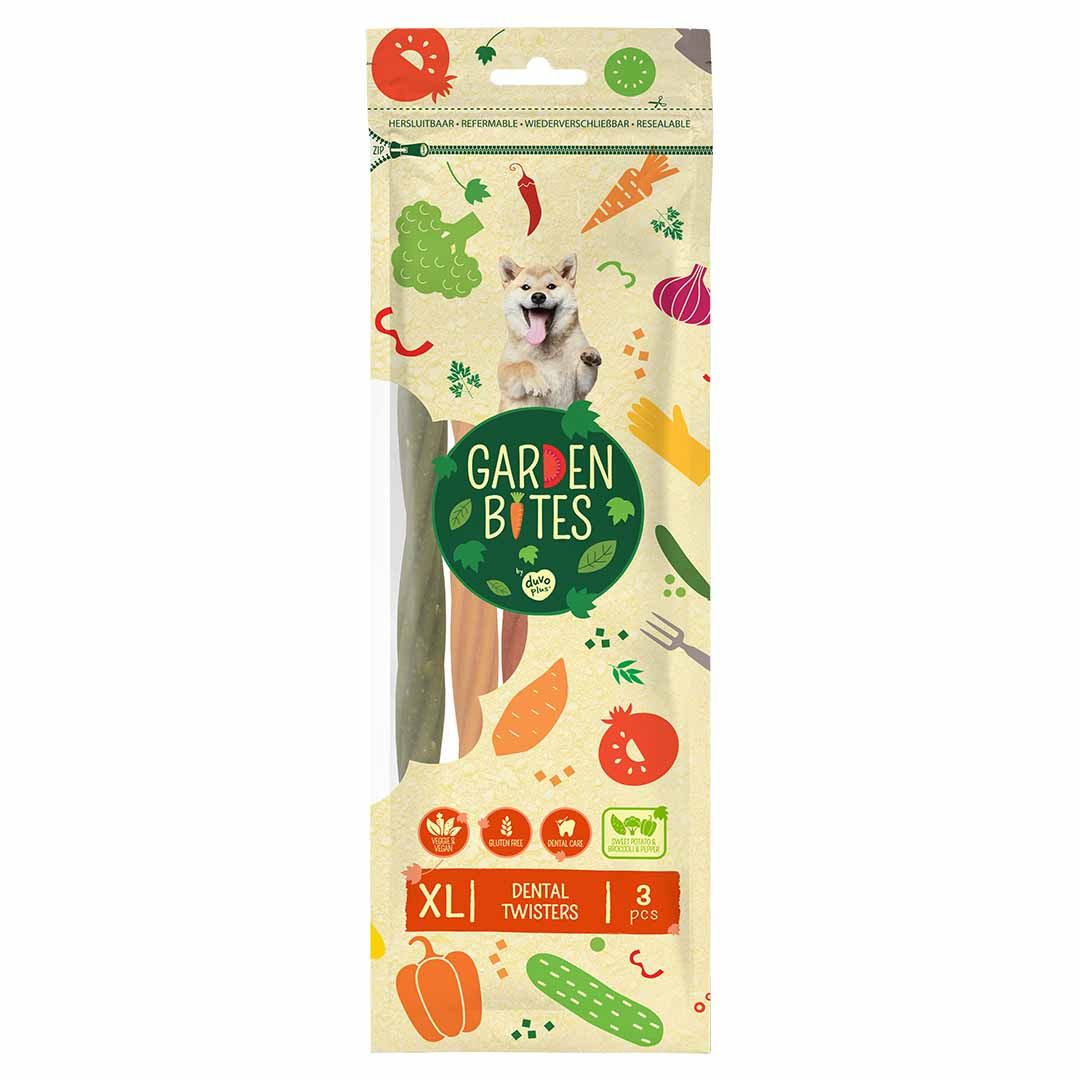 Garden Bites dental twisters XL - 25cm - 3pcs