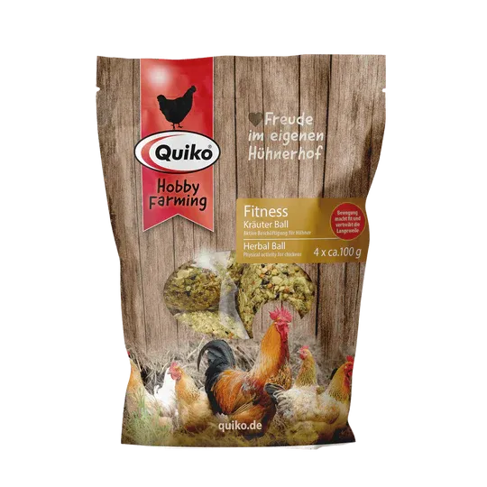 Quiko fitness balls activiteit voor kippen