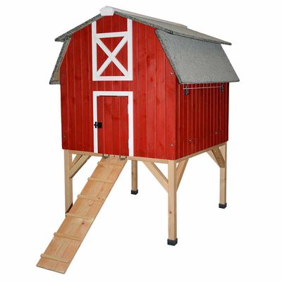 Woodland Design kippenhok Red Barn 92x95,5x130cm meerkleurig