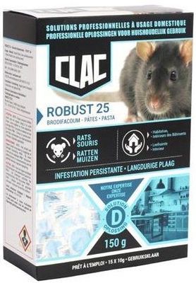 Rodilac pasta forte Robust ratten en muizen 150G (15X10G)
