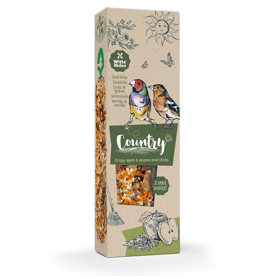 Country zaadsticks vinken - appel &amp; sesamzaad