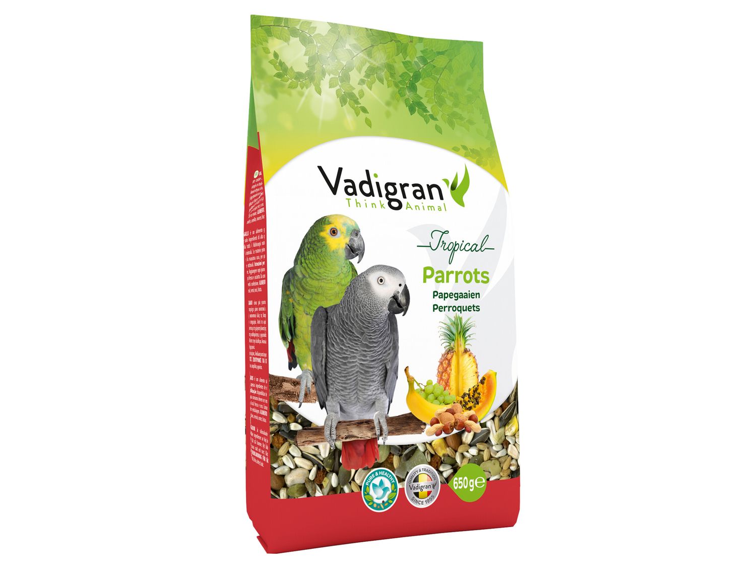 Papegaaien tropical 2,5kg + 250g