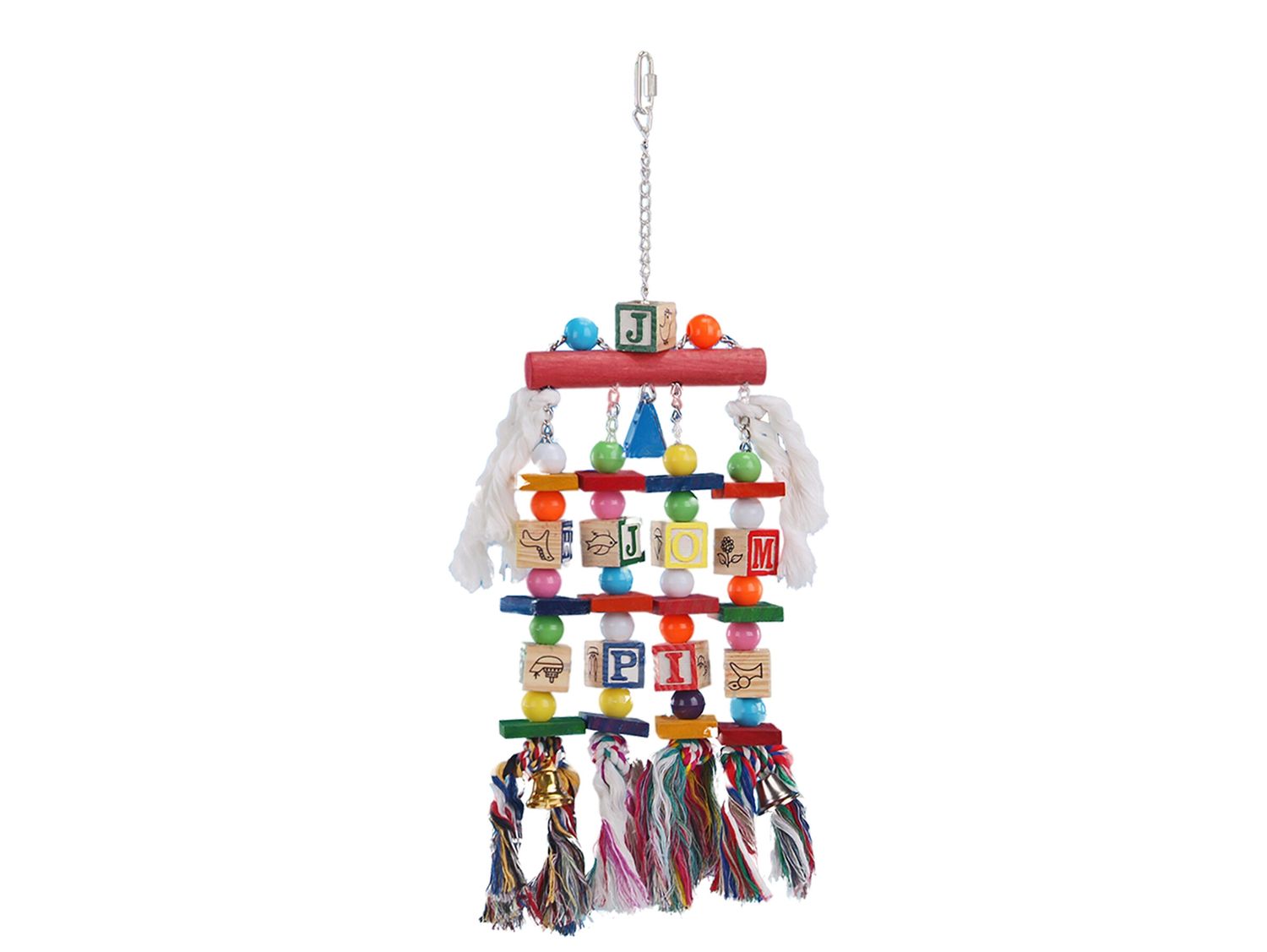 Speelgoed papgeaai pleasure cube 50x15cm