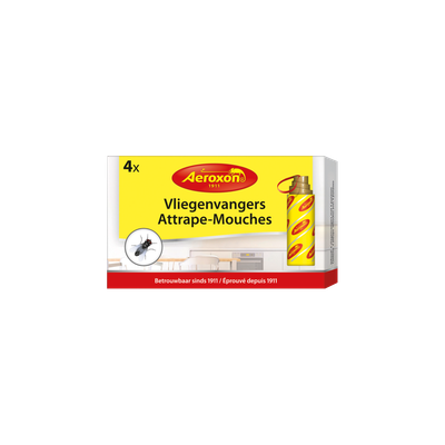Aeroxon vliegenvanger 4stuks (sliert)