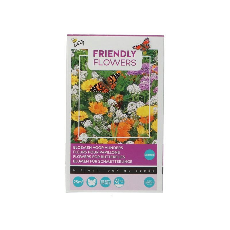 Friendly Flowers -25m2 bloemen voor vlinders