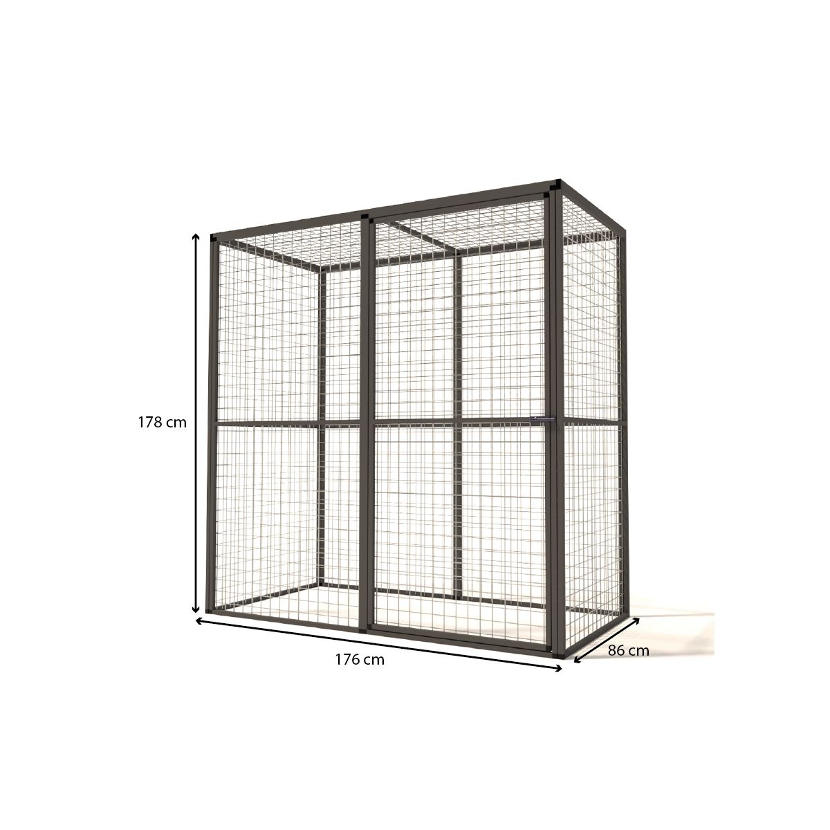 Glorenza Aluminium Lilly 176x86x178