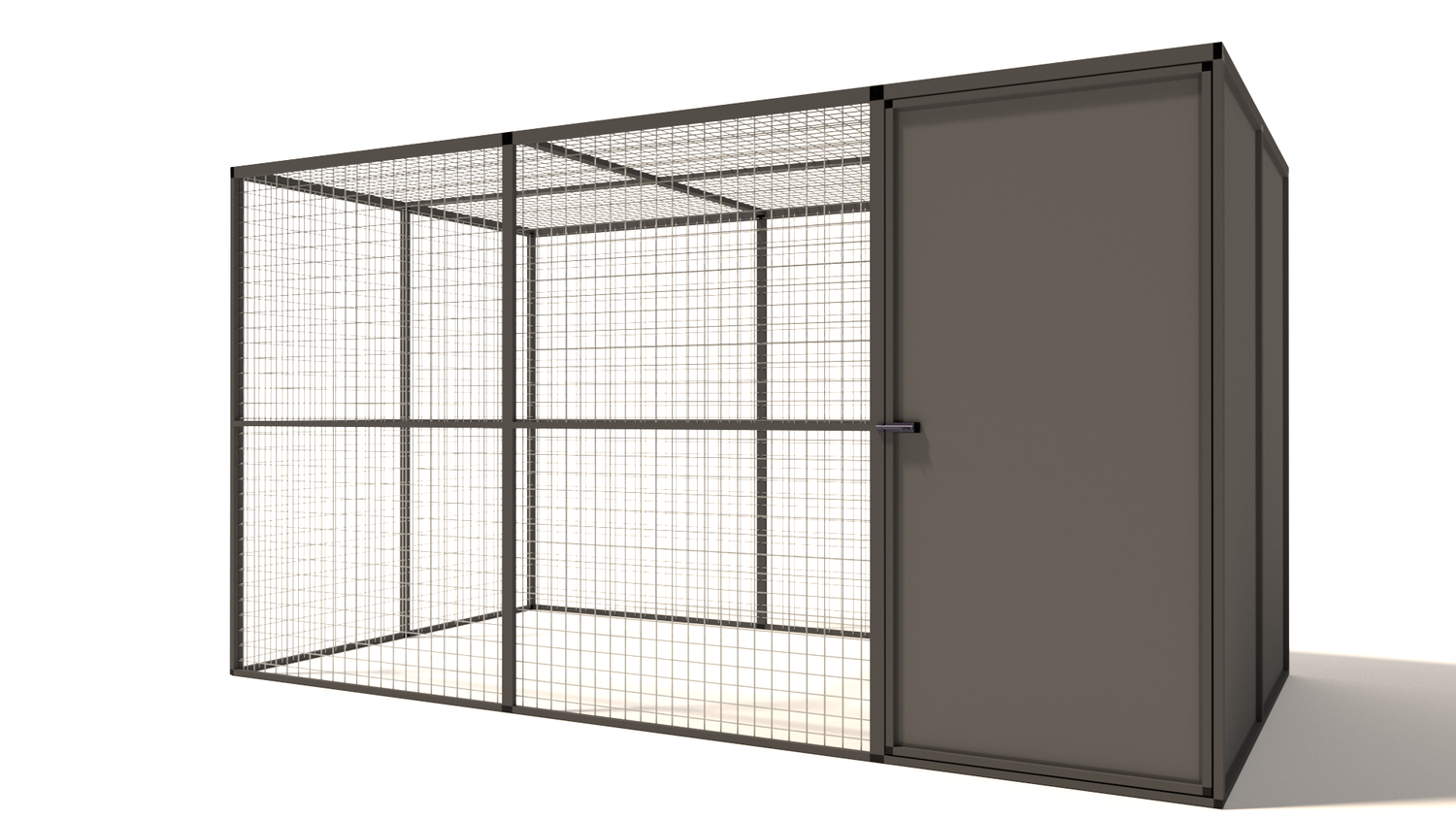 Glorenza aluminium Yara met nachthok - 328x176x178