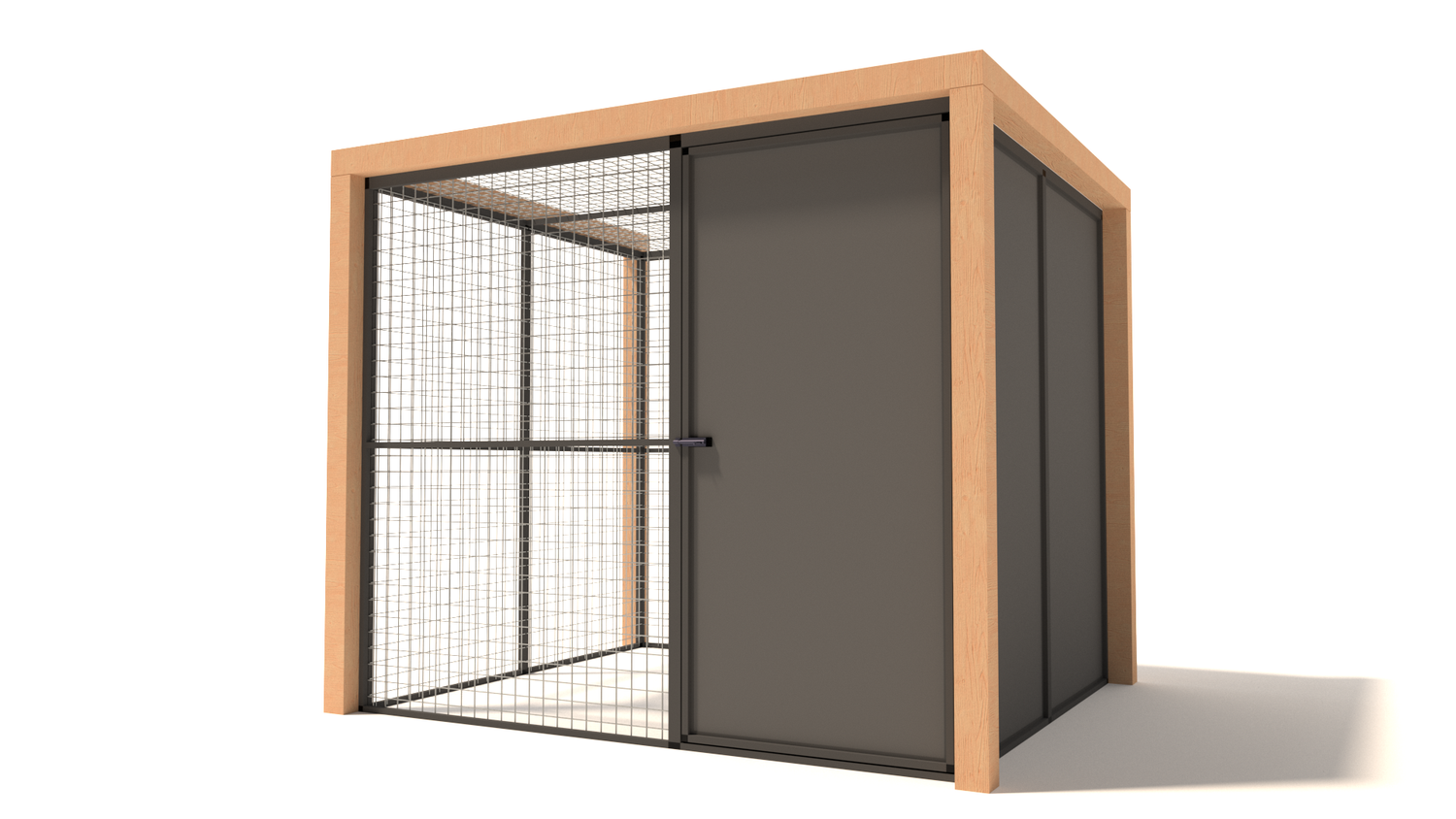 Glorenza Aluminium Noor - 224x190x187 Met dichte sluis